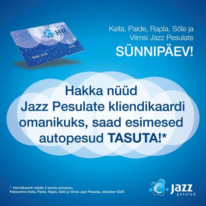 Jazz Pesulate sünnipäevakuu - OKTOOBER